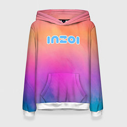 Женская толстовка Inzoi розово-оранжевый фон