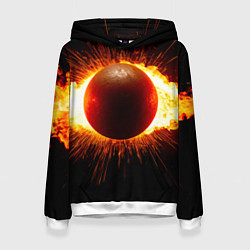 Женская толстовка Ядро для талкания в огне