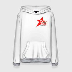 Толстовка-худи женская Праздник-9 мая, цвет: 3D-меланж