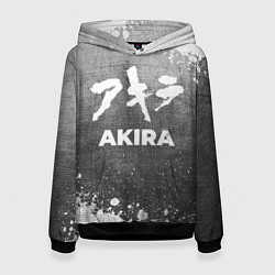 Толстовка-худи женская Akira - grey gradient, цвет: 3D-черный