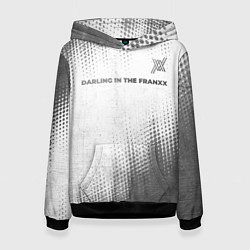 Женская толстовка Darling in the FranXX - white gradient посередине