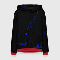 Женская толстовка Color black blue
