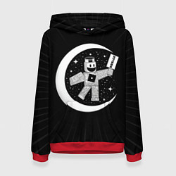 Толстовка-худи женская Роблокс космос, цвет: 3D-красный