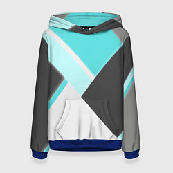 Женская толстовка Color black blue