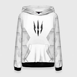 Женская толстовка The Witcher white poly