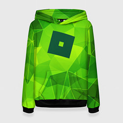 Женская толстовка Roblox green poly