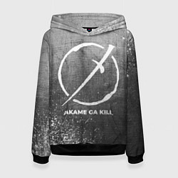 Женская толстовка Akame ga Kill - grey gradient
