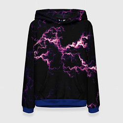 Женская толстовка Lightning pink glow
