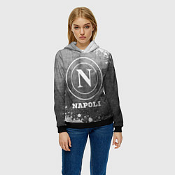 Толстовка-худи женская Napoli - grey gradient, цвет: 3D-черный — фото 2