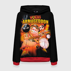 Женская толстовка Worms - armageddon