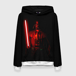 Женская толстовка Вейдер в темноте с мечом