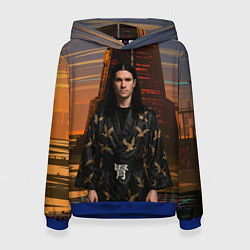 Женская толстовка Bones в халате с журавлями