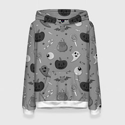Женская толстовка Halloween grey