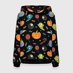 Женская толстовка Halloween black