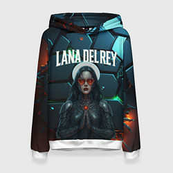 Женская толстовка Lana Del Rey в стиле киберпанка