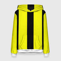 Женская толстовка Color yellow black line