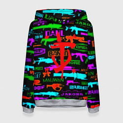 Женская толстовка Doom шутер паттерн