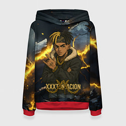 Женская толстовка XXXTentacion мультяшный стиль