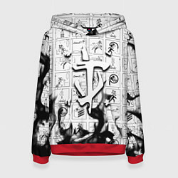 Толстовка-худи женская Doom x portal fire, цвет: 3D-красный