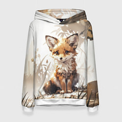 Женская толстовка Юный лисёнок