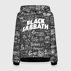Женская толстовка Black Sabbath pattern