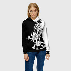 Толстовка-худи женская Символ Эйса, цвет: 3D-черный — фото 2