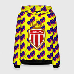 Толстовка-худи женская Monako off, цвет: 3D-черный