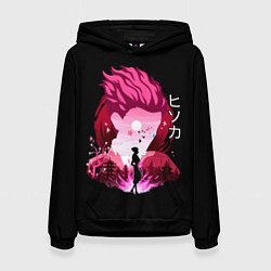 Толстовка-худи женская Хисока из аниме Хантер х Хантер, цвет: 3D-черный