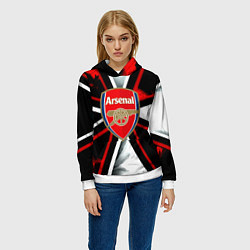Толстовка-худи женская Arsenal umbrella corp, цвет: 3D-белый — фото 2