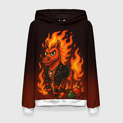 Женская толстовка Огненный конь 26