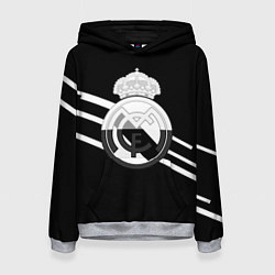 Женская толстовка Реал Мадрид полосы текстура линии