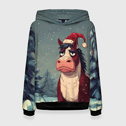 Женская толстовка Уставшая лошадь