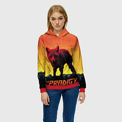 Толстовка-худи женская The Prodigy: Red Fox, цвет: 3D-красный — фото 2