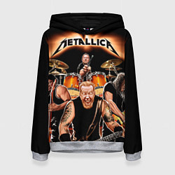 Женская толстовка Metallica Band