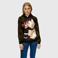 Толстовка-худи женская Lee Jong Hyun, цвет: 3D-черный — фото 2