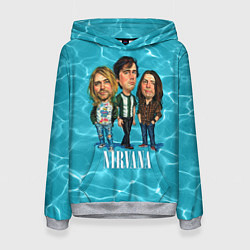 Женская толстовка Nirvana: Water