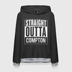 Толстовка-худи женская Straight Outta Compton, цвет: 3D-меланж