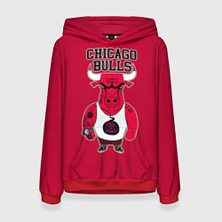 Женская толстовка Chicago bulls