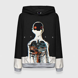 Толстовка-худи женская Three Days Grace: Skeleton, цвет: 3D-меланж