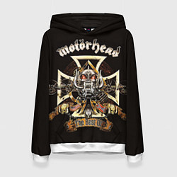 Толстовка-худи женская Motorhead: The best of, цвет: 3D-белый