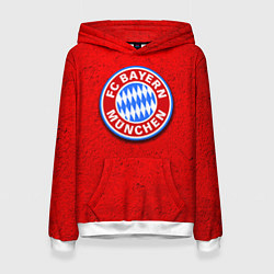 Толстовка-худи женская Bayern FC, цвет: 3D-белый