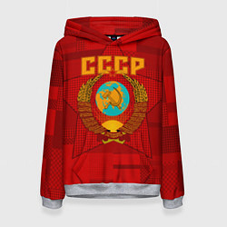 Толстовка-худи женская СССР, цвет: 3D-меланж