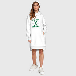 Женское худи-платье The X-files, цвет: белый — фото 2