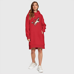 Женское худи-платье Phoenix Coyotes, цвет: красный — фото 2