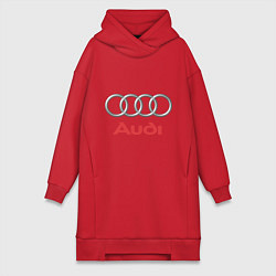 Женская толстовка-платье Audi