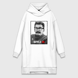 Женское худи-платье Stalin: Style in, цвет: белый