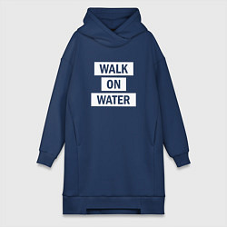 Женская толстовка-платье 30 STM: Walk on water