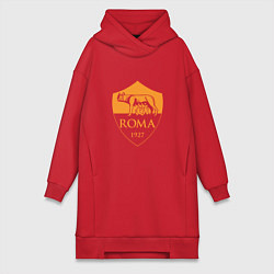 Женское худи-платье AS Roma: Autumn Top, цвет: красный