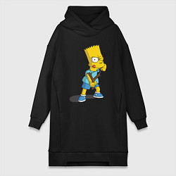 Женское худи-платье Bart Bully, цвет: черный