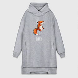 Женское худи-платье Little Foxy, цвет: меланж